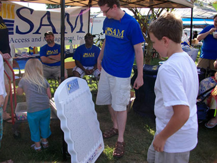 Mini Plinko Game at DuBois Community Days